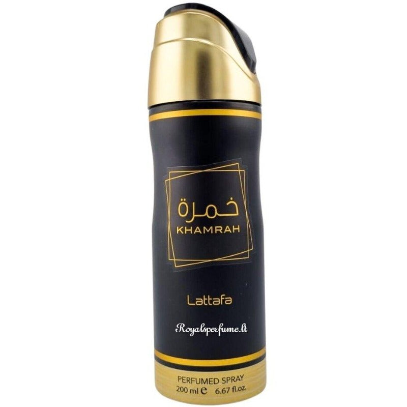 Lattafa Khamrah perfumed deodorant unisex 200ml - Royalsperfume LATTAFA