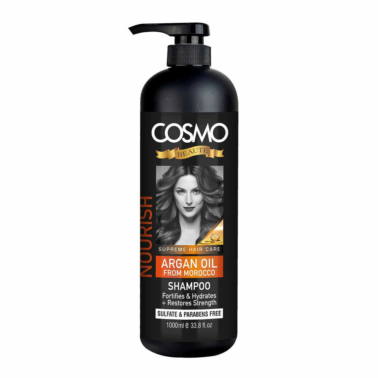 Cosmo Beaute Argan Oil Nourish Shampoo 1000ml by Cosmo