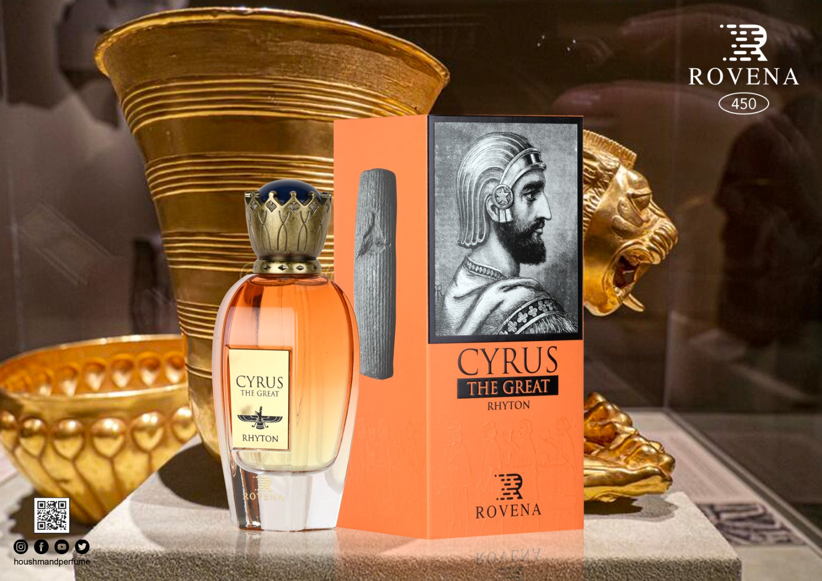 Rovena Cyrus The Great Rhyton perfumed water for men 100ml