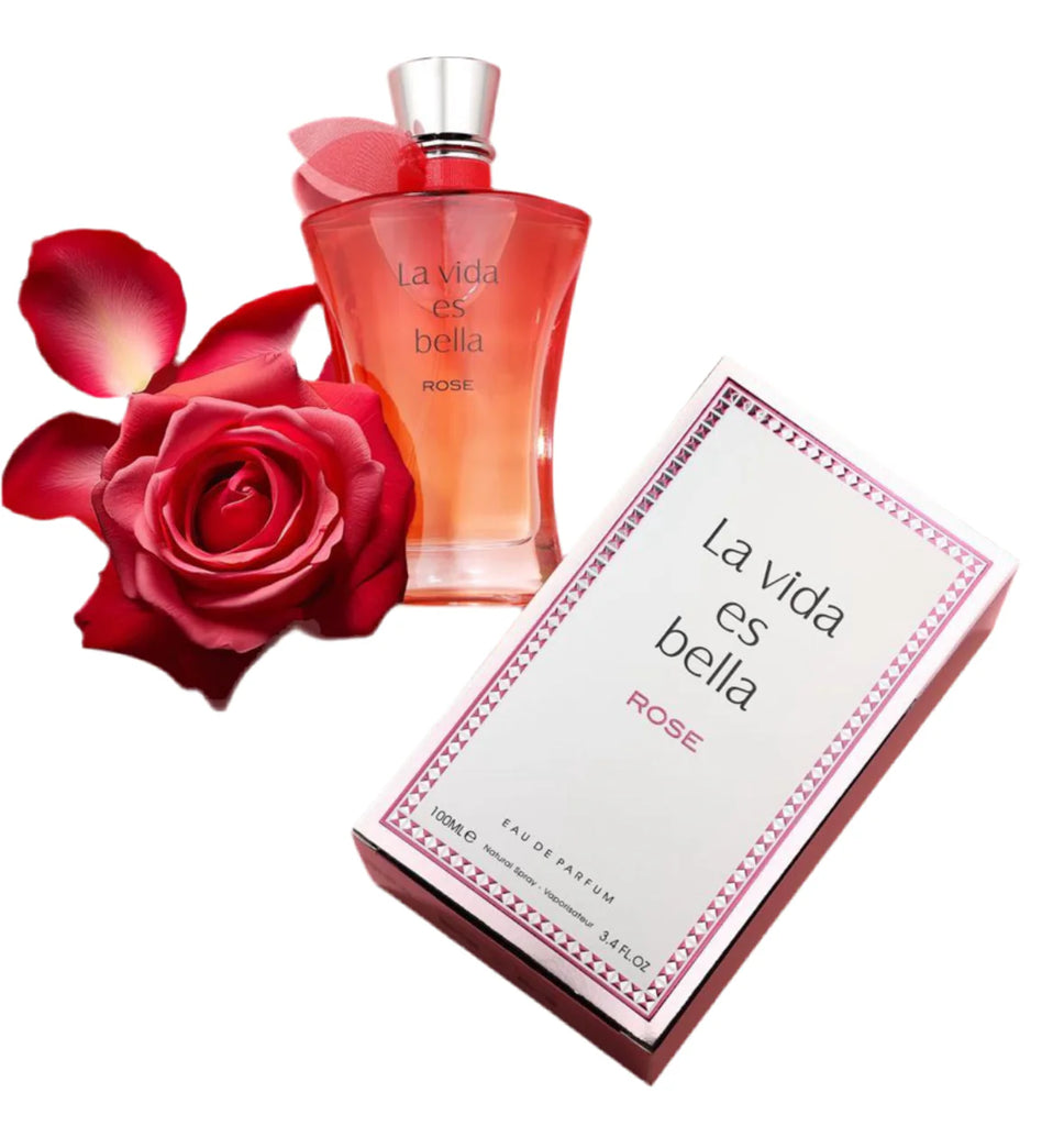 La Vida Es Bella Rose by Fragrance World EDP 100ml