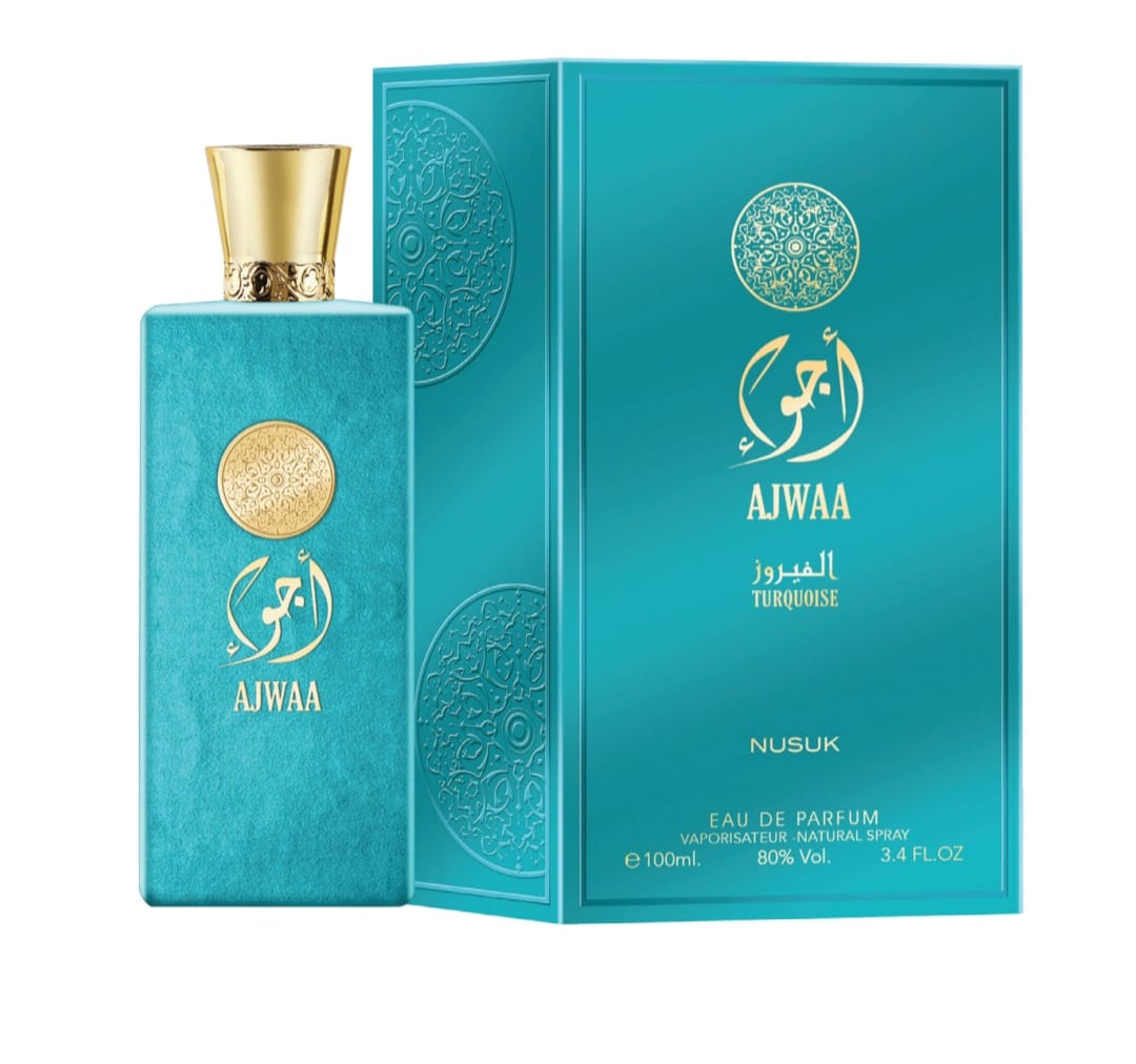 NUSUK Ajwaa Turquoise Perfume Unisex 100ml