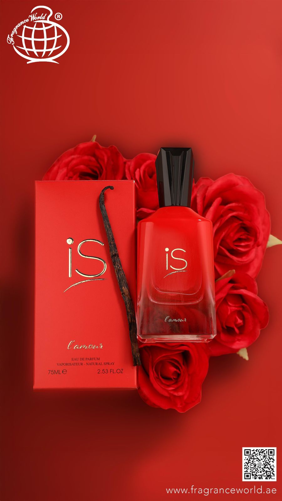 IS L'Amour by Fragrance World EDP 75ml - Main Image