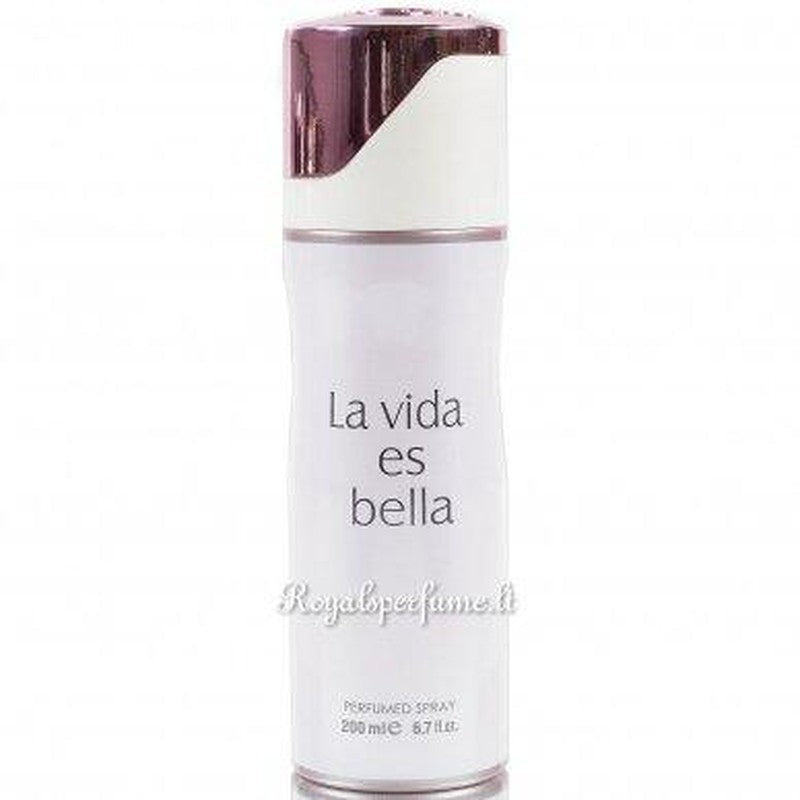 FW La vida es bella perfumed deodorant for women 200ml - Royalsperfume World Fragrance Deodorants