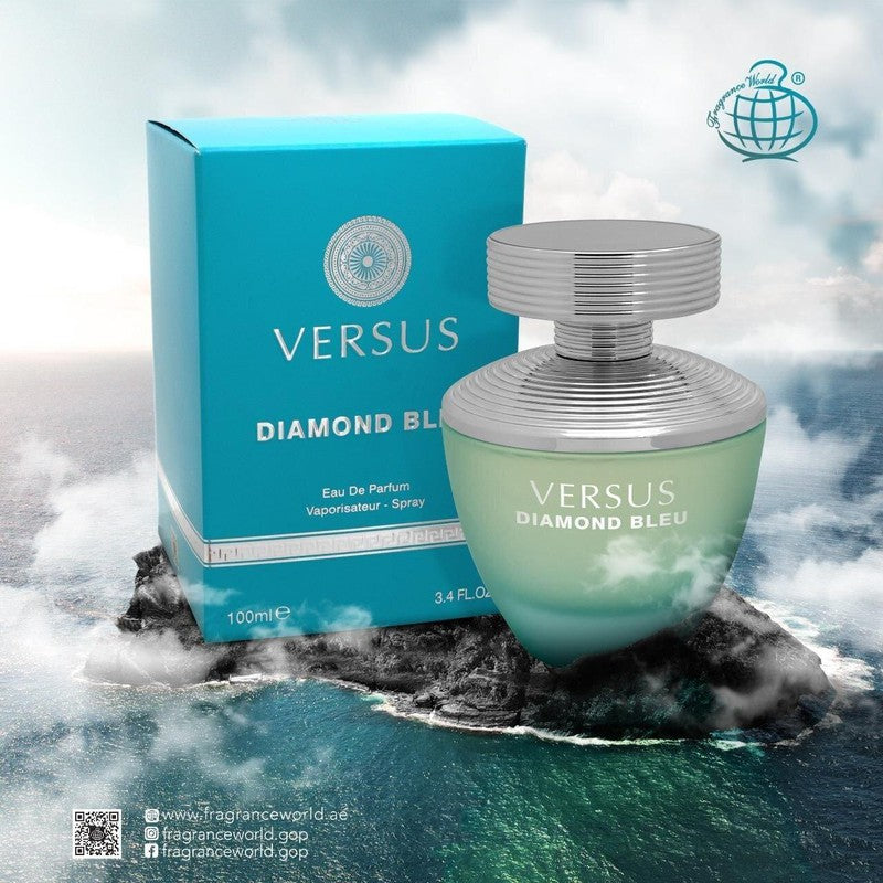 FW Versus Diamond Bleu perfumed water for women 100ml - Royalsperfume World Fragrance Perfume