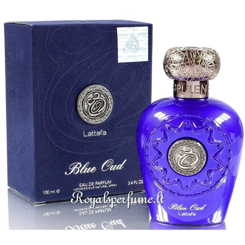 LATTAFA Opulent Blue Oud perfumed water unisex 100ml - Royalsperfume Lattafa Perfumes Industries All